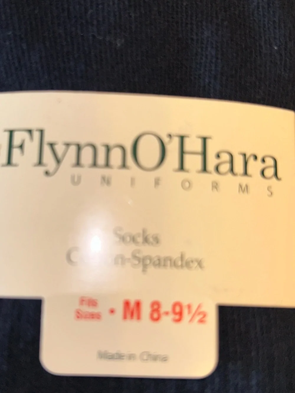 FlynnO'Hara Kids Navy Cotton-Spandex School Socks - 2 Pairs